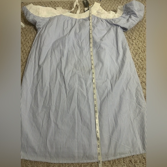 Ina Blue and White Striped Dress S NWT - Picture 4 of 5
